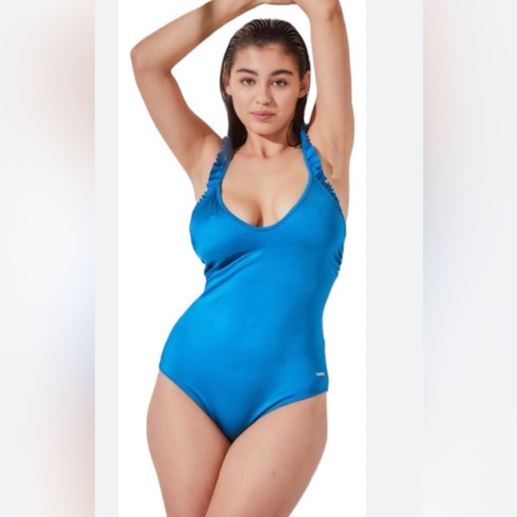 Island Soul Blue Women's Swimsuit #A2 - Picture 1 of 7